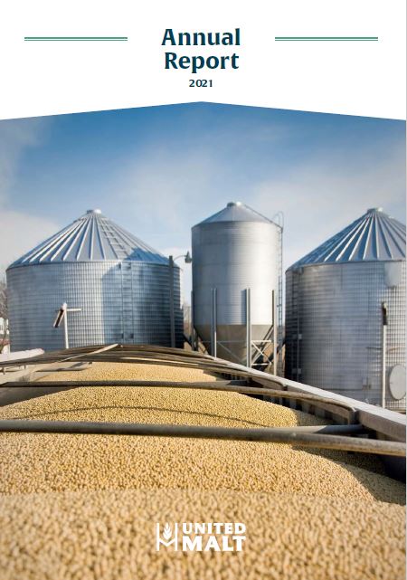 Cover of United Malt Group FY21 Annual Report